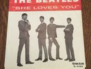 The Beatles 45/PICTURE SLEEVE She Loves You SWAN S-4152