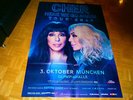 2019 RIESEN XXXL (168cm ) München Concert-Tour Promo Poster CHER Dancing Queen