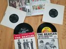 group of NINE original Beatles EPs and 45s