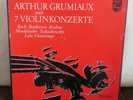 ARTHUR GRUMIAUX - 7 Violin Concertos BACH BEETHOVEN… 4LP Box Philips STEREO RARE