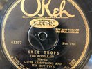 Okeh 41157 Louis Armstrong Hot Five KNEE DROPS 1928 78 rpm V/V+ Jazz A-1