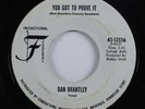 Northern Soul 45 DAN BRANTLEY You Got To Prove It FEDERAL promo HEAR