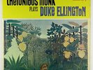 Thelonious Monk - Plays Duke Ellington LP - Riverside - RLP 12-201 Mono Shrink