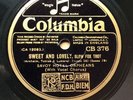 AL BOWLLY + SAVOY HOTEL ORPHEANS - ’SWEET AND LOVELY’COLUMBIA CB376 EE+ COPY