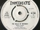 The Fifth Avenue The Bells Of Rhymney 7” Immediate Records IM 002 Jimmy Page UK