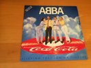 LP ABBA SLIPPING THROUGH MY FINGERS JAPAN COCA COLA PROMO RED WAX