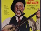 UNCLE DAVE MACON: Uncle Dave Macon LP (Mono, corner ding, shrink) Country
