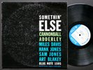 CANNONBALL ADDERLEY MILES DAVIS Somethin' Else LP BLUE NOTE 1595 EAR MONO 1st