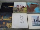 Pink Floyd, 6 LP's: Meddle, Animals, Atom Heart Mother, The Wall, Dark Side ...