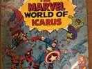Icarus THE MARVEL WORLD OF ICARUS LP A1/B1 UK 1st press 1972 Pye Int. SUPER RARE
