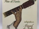 Paco De Lucia Interpreta A Manuel De Falla Spain Philips Vinyl LP Record Latin