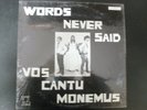 VOS CANTU MONEMUS WORDS NEVER SAID PRIVATE PRESS HIPPIE FOLK HOLY GRAIL NM LP 69