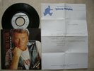 johnny hallyday rare sp original pirate de l'air+lettre officiel du club nickel