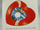 Bobby Caldwell Red Heart Shaped 45 RPM What You Won't Do for Love Vinyl Cl HSS1