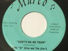 EDDY G GILES AND THE JIVE 5 Eddy's Go-Go Train/While I'm Away 45 Murco funk