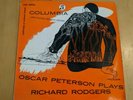 EX/ near EX UK OSCAR PETERSON LP PLAYS RICHARD RODGERS COLUMBIA CLEF 10028 JAZZ