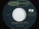 Doo Wop Popcorn 45 DEL-LARKS Remember The Night EAST WEST HEAR