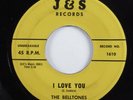 Doo Wop R&B 45 BELLTONES I Love You J&S HEAR