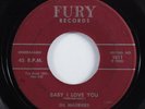 Doo Wop R&B 45 DU MAURIERS Baby I Love You FURY HEAR