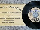 ROY ORBISON CARL PERKINS SIGNED SINGLE BIRTH OF ROCK & ROLL & ROCK & ROLL V RARE