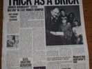 JETHRO TULL - Thick As A Brick - CHRYSALIS 1972 Newspaper Sleeve VG+