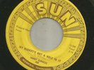 ROCKABILLY - SONNY BURGESS - MY BUCKET' GOT A HOLE IN IT -HEAR 1957 SUN 285