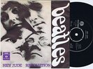 THE BEATLES Hey Jude b/w Revolution Danish 45PS 1968 EX(-)/EX+