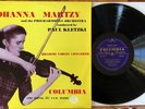 JOHANNA MARTZY / KLETZKI / BRAHMS VIOLIN CONCERTO UK ED1 COLUMBIA 33CX 1165 M-