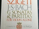 JOSEF SZIGETI Bach 6 Sonatas & Partitas for Solo Violin 3 LP Vanguard BG 627/9
