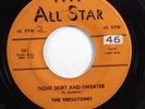 R&B Doo Wop 45 VERSATONES Tight Skirt And Sweater ALL STAR HEAR