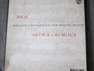 GRUMIAUX - BACH SONATAS & PARTITAS FOR VIOLIN / PHILIPS HOLLAND 3 LP BOX
