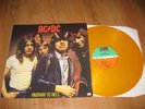 AC DC  orange Vinyl LP Tour Picture Highway To Hell Limited Edition