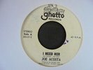 JOE ACOSTA I need her GHETTO Latin Sweet Soul + Salsa Guaguanco 45 HEAR
