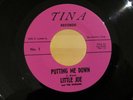 San Antonio Texas Chicano SouL LITTLE JOE Putting Me Down TINA 1-1 NM