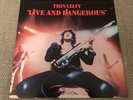 Thin Lizzy Live & Dangerous. 1978 Double Vinyl LP Nr Mint Vertigo Record Inners