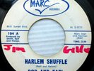 BOB AND EARL soul popcorn MARC 45 HARLEM SHUFFLE / I'LL KEEP RUNNING BACK ct325