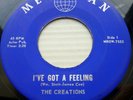 CREATIONS doowop 45 strong VG+ MERIDIAN original I'VE GOT A FEELING WEDDING DM35