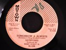 DOO WOP / SOUL 45 RPM RECORD BY-SATINTONES-TOMORROW & ALWAYS / A LOVE THAT CAN