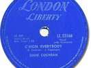 Rare 1959 EDDIE COCHRAN Rock'n Roll/Rockabilly 78 RPM Record. C'mon Everybody