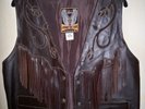 Gilet en cuir rare, veste 