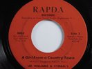 Crossover/Sweet Soul 45 LEE WILLIAMS & CYMBAL'S A Girl From A Country RAPDA HEAR