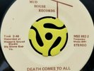 Rare HARD ROCK 45-Hard Knocks-Death Comes To All-Mud House Records Vg+ HEAR