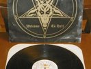 LP VENOM Welcome to Hell (Neat/Base 81 ITALY)1st ps black thrash metal RARE G/VG