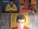 3 ORIGINAL RICKY NELSON USA RELEASE 1950’s VINYL LPs EX