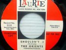 THE ORIENTS original NEAR-MINT Laurie 45 Shouldn't I / Queen of the Angels D2104