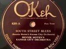 HEAR  BENNIE MOTEN'S KANSAS CITY ORCH. OKEH South Street Blues NICE COPY