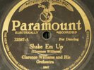 Clarence Williams Shake Em Up / Jingles 78 Paramount 12587 E-