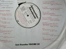 Informationsplatte Liste December 1969 MU141 Elvis Presley