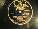 78 : OKEH 41115-BOYD SENTER- ORIG STACK O'LEE (BAND)  /DOWN HEARTED BLUES E+/E