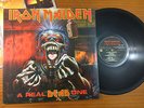 IRON MAIDEN A REAL DEAD ONE LP 1993 BRAZIL GTFLD INNER EXCELLENT___diff live one